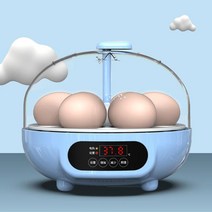 가정용 병아리 부화기 자동 온도조절 미니 부화기 (한글 사용설명 동영상 제공), 블루 슬롯18개 자동회전 (새알전용)
