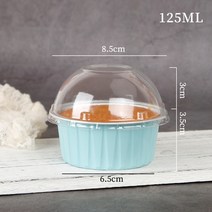 에그타르트 틀 은박 컵 용기 호일컵 알루미늄 브륄레 오븐용, 골드+페어링50개