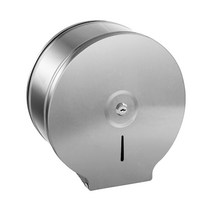 스텐 점보롤케이스 업소용 휴지 디스펜서 12종, CND001-02_스텐 점보롤케이스 유광 실버, 1개