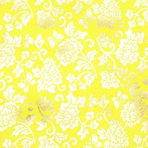 [동대문패션포인트] 수국양단 한복 원단 금박, 노랑(46)