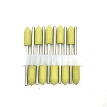 강력한 전기드릴 핸드피스 10 개/대 2.35mm 치과 실리콘 고무 Polishers Burs 치아 Plishing 드릴 연마 네, 23 205- Yellow