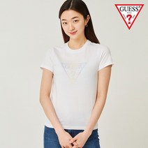 게스진 [게스] 여성 레인보우 삼각 반팔티(YN2K9408)