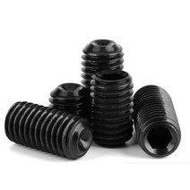 M5 블랙 무두볼트 육각 소켓 10개 DIN916 탄소강 합금강 랜치 스크류 렌치 고정, M5 (10pcs), 30mm