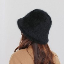 오너클랜 인조퍼 여성 외출 패션 보들보들 예쁜 벙거지 버킷햇[WBA7F11]