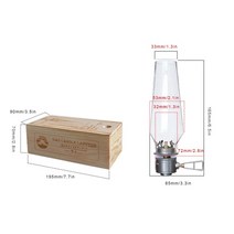 야외 가스 촛불 촛불 램프 미니 방풍 촛불 램프 가스 버너 스토브 야외 캠핑 조명 텐트 조명 장비, 은|CN