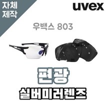 자체제작 우벡스 803 고글 호환 렌즈 교체 편광 실버 미러 자전거 등산 야구 바이크 낚시 골프, (편광미러렌즈) 실버, 렌즈만 발송됩니다. (테는 미포함), 주문 후 교환 환/불 취소가 불가능합니다.