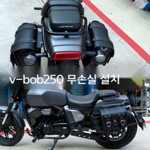 부캐너 브이밥 250 호환 튜닝 장비 모음, 사이드 백 2개(브라켓 포함)