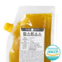 새콤달콤 토스트소스 이삭 샌드위치 드레싱 소스, 500g, 1개