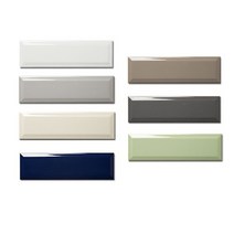 양각 직사각 타일 69x240 1헤베-60pcs (13color), 유광, DN-245 라이트그린（유광 only）