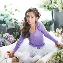 벨라걸스 유아동 발레 무용 니트 워머 티셔츠 가디건