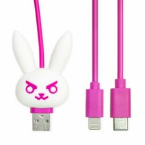 오버워치 디바 3D 피규어 케이블 정품, Type-C