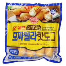 원하프오쉐프모짜렐라핫도그 500G/오뚜기, 500g, 단품