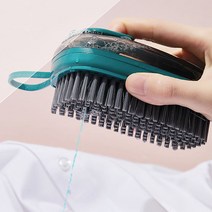 키밍 원터치 세제 브러쉬 올인원 일체형 청소솔 청소 166773EA, 레드