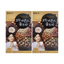 녹차원 고소한 호두아몬드 율무차 30개입 (총중량 540G), 옵션1 - 기본포장 (박스or비닐포장) (+0원)