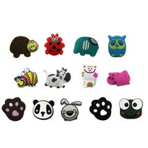 소형 동물 테니스 라켓 충격 흡수기 진동 감쇠기 방지 스포츠 액세서리 감소 1 개, [03] Brown Cat Paw