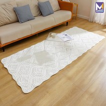MCOMPANY 거실 침실 현관 방 침대 먼지없는 러그 인테리어 쇼파 미니 직사각 카페트 미끄럼방지 패드 대형 사계절 발매트 아이방 아파트 물세탁 바닥 카펫 북유럽 단모 S-208