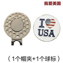골프공 더블레이어 마크 구기 종목의 MARK 자성 모자 집게 위치 표시 부품 크기 푯대 2518763597, 나는좋아한다 미국 (모자 집게 _구기