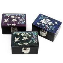 나전한지 미니반지함(나비)11센티, 나비초록