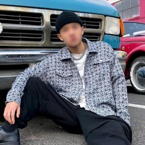 남자트위드자켓 카라 재킷 블레이저 L22