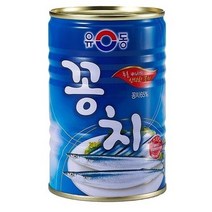 유동 꽁치 통조림 캔 400g 24통, 24개입
