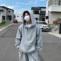 유인맨즈 / NV 왕모자 집업 빅사이즈 봄 모자큰 끈없는 후드
