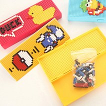 레트로감성 나노블럭필통 내맘대로 DIY 꾸미는 펜슬케이스 직장인, 여자