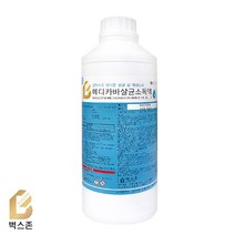 메디카바 살균 소독액 1000ml 64배 희석 항공 건물 방역 살균소독제, 메디카바 1000ml - 1개