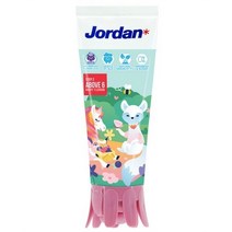 조르단 치약 2단계 어린이 불소치약 불소 1000ppm 초등학생 충치예방 치약, 2개