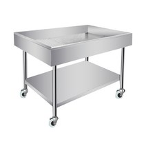 공장 작업장 생산 알루미늄 선별작업용 테이블, 바퀴x 필터모델 A100x60x80cm