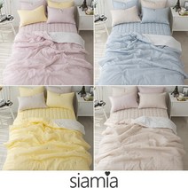 siamia 겉바속촉 나나스 스노우리플 여름 침구풀세트 슈퍼싱글