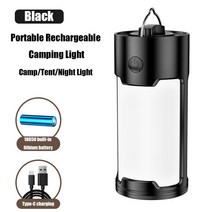 다기능 야외 홈 비상 조명 휴대용 방수 랜턴 LED 캠핑 라이트 충전식 토치 서치라이트, [01] rechargeable