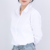 데일리더블유 여성 기본 슬림핏 셔츠 반팔 긴팔 면접 정장 블라우스