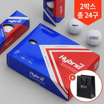 브랜드없음 넥센 빅야드 NEW 하이브리드 골프공 2더즌/쇼핑백, 선택완료, NEW 하이브리드 화이트 2더즌_소형쇼핑백