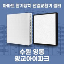 수원 영통 광교아이파크 아파트 환기 전열교환기 필터 H13등급 공동구매, 36평, 헤파1+프리2