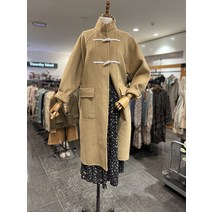 써스데이아일랜드 하이넥 더블 코트(T218MCT232W)(1272404)