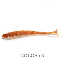 Supercontinental-스윙 임팩트 링 청어 낚시 루어 6 개/10 개 인공 Pesca Leurre Souple, 14 N_03 97mm 6pcs