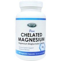 마이라이프 킬레이트 마그네슘 120 야채캡슐, 1병, 120정