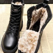 청키 가보시앵글부츠 걸그룹 앵글부추 반 부츠 겨울 여성 신발 블랙 가죽 모피 발목 부티 벨벳 플러시 따뜻한 플랫폼 신발 패션 디자이너 보타스