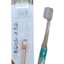 덴탈e케어칫솔S 교정V컷 1개 일반모M 미세모S 레귤러헤드, 일반모1개