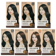 다나한 모 칼라크림 염색약 200g /새치커버/염모제, 1개, N5 진한갈색