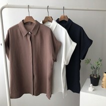 아이슈즈히든 버튼 블라우스 1082189