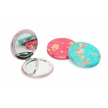 두가지 거울이 하나로 투웨이 미니 손거울, 사각프레임