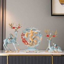 행운의 사슴 장식품, D