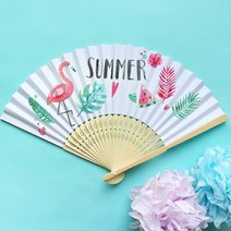 도토리디자인 종이 합죽선 1p 크라프트지