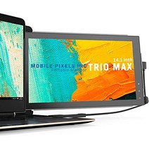 모바일 픽셀 Trio Max 휴대용 모니터 노트북용 14 Full HD IPS 듀얼 트리플 모니터 USB C/USB A 휴대용 화면 Windows/Mac/OS/Android/Nintendo 호환(하나의 모니터만 해당) -15190, 12.5인치 모니터 3종