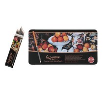 Cezanne 프리미엄 색연필 세트 6팩 무색 블렌더 포함 드로잉 블렌딩 색칠 전문 아티스트 등을 위한 부드러운 왁스 코어 72개입 USA 미국, 20 Count (Pack of 6)