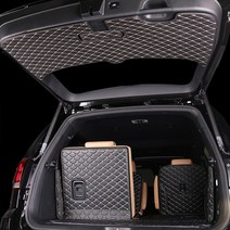 SUNCARMAT 모하비 더마스터 트렁크매트 차박매트 가죽 카매트 사이드커버 트렁크커버 메트, 램프유, 모하비더마스터5인승-사이드커버분리형, 기아, 기아