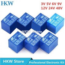 10pcs 릴레이 SRD03VDCSLC SRD05VDCSLC SRD24VDCSLC 3V 5V 6V 9V 12V 24V 48V 10A 250VAC 5PIN SRD12VDCSLC, 24VDC SRD-24VDC-SL-C