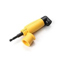 DIDODI 너트 드라이버 세트 0.6cm1/4인치 범용 소켓 어댑터/연장 직각 드릴 부착물 90도 스크루 육각 비트 어댑터