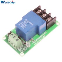 30A 1 채널 DC 5V 12V 24V 릴레이 모듈 PLC 자동화 장비 제어 광 커플러 절연 부하가있는 하이 로우 레벨 트리거, [03] 24V